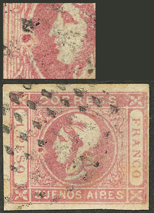 Lot 34 - Argentina cabecitas - Guillermo Jalil - Philatino Auction # 2527 ARGENTINA: General auction with material of all periods, including rarities Lot 34 - Argentina cabecitas - Guillermo Jalil - Philatino Auction # 2527 ARGENTINA: General auction with material of all periods, including rarities