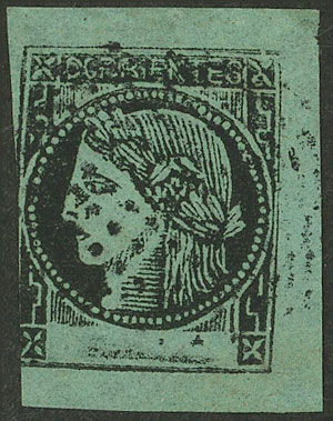 Lot 42 - Argentina corrientes - Guillermo Jalil - Philatino Auction # 2527 ARGENTINA: General auction with material of all periods, including rarities Lot 42 - Argentina corrientes - Guillermo Jalil - Philatino Auction # 2527 ARGENTINA: General auction with material of all periods, including rarities