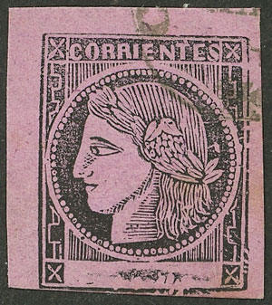 Lot 50 - Argentina corrientes - Guillermo Jalil - Philatino Auction # 2527 ARGENTINA: General auction with material of all periods, including rarities Lot 50 - Argentina corrientes - Guillermo Jalil - Philatino Auction # 2527 ARGENTINA: General auction with material of all periods, including rarities
