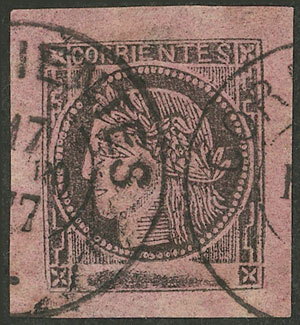 Lot 51 - Argentina corrientes -  Guillermo Jalil - Philatino Auction # 2527 ARGENTINA: General auction with material of all periods, including rarities
