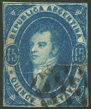 Lot 141 - Argentina rivadavias -  Guillermo Jalil - Philatino Auction # 2527 ARGENTINA: General auction with material of all periods, including rarities