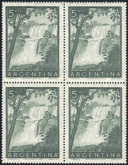 Lot 583 - Argentina general issues -  Guillermo Jalil - Philatino Auction # 2527 ARGENTINA: General auction with material of all periods, including rarities