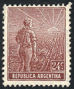 Lot 330 - Argentina general issues -  Guillermo Jalil - Philatino Auction # 2527 ARGENTINA: General auction with material of all periods, including rarities