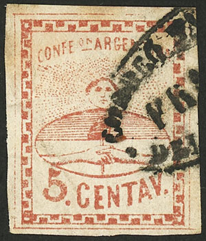 Lot 26 - Argentina confederation -  Guillermo Jalil - Philatino Auction # 2528 ARGENTINA: Auction of a fine collection!