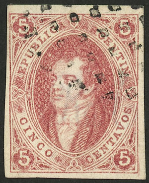 Lot 37 - Argentina rivadavia -  Guillermo Jalil - Philatino Auction # 2528 ARGENTINA: Auction of a fine collection!