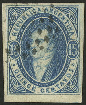 Lot 41 - Argentina rivadavia -  Guillermo Jalil - Philatino Auction # 2528 ARGENTINA: Auction of a fine collection!
