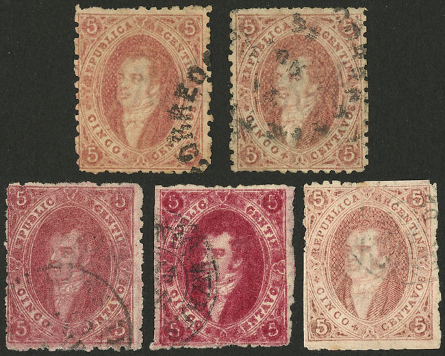 Lot 42 - Argentina rivadavia -  Guillermo Jalil - Philatino Auction # 2528 ARGENTINA: Auction of a fine collection!