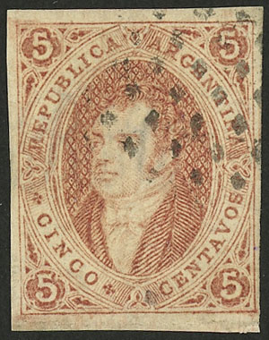 Lot 47 - Argentina rivadavia -  Guillermo Jalil - Philatino Auction # 2528 ARGENTINA: Auction of a fine collection!