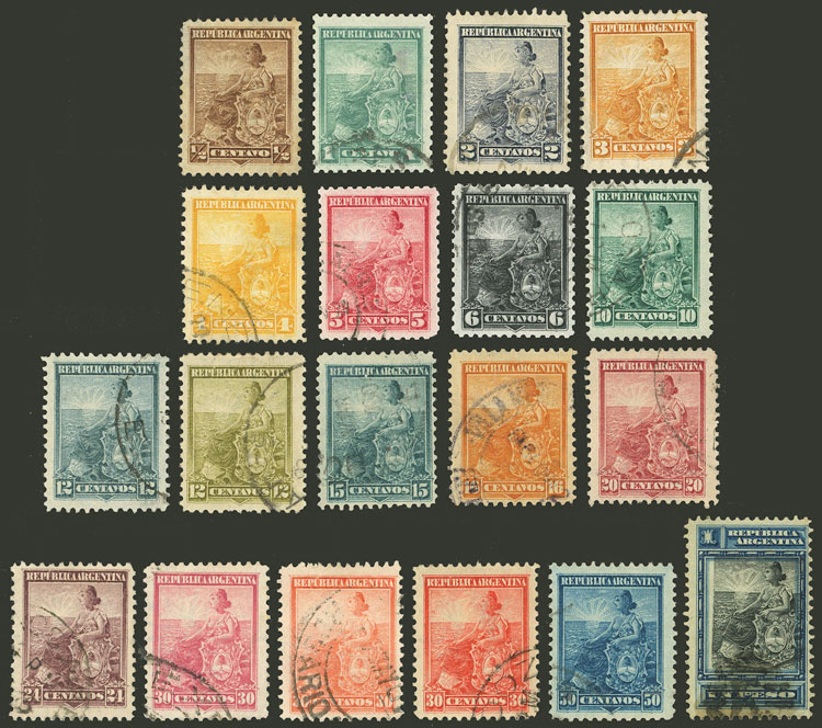 Lot 83 - Argentina general issues - Guillermo Jalil - Philatino Auction # 2528 ARGENTINA: Auction of a fine collection! Lot 83 - Argentina general issues - Guillermo Jalil - Philatino Auction # 2528 ARGENTINA: Auction of a fine collection!
