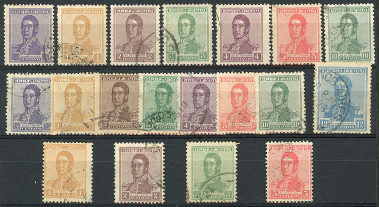 Lot 95 - Argentina general issues - Guillermo Jalil - Philatino Auction # 2528 ARGENTINA: Auction of a fine collection! Lot 95 - Argentina general issues - Guillermo Jalil - Philatino Auction # 2528 ARGENTINA: Auction of a fine collection!