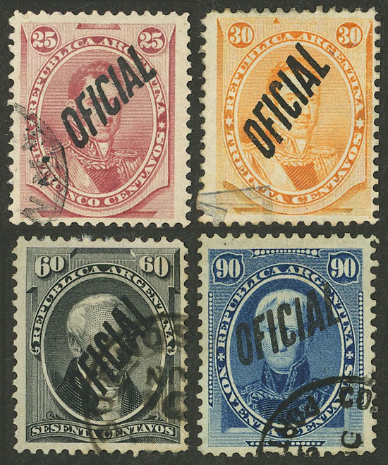 Lot 122 - Argentina official stamps - Guillermo Jalil - Philatino Auction # 2528 ARGENTINA: Auction of a fine collection! Lot 122 - Argentina official stamps - Guillermo Jalil - Philatino Auction # 2528 ARGENTINA: Auction of a fine collection!
