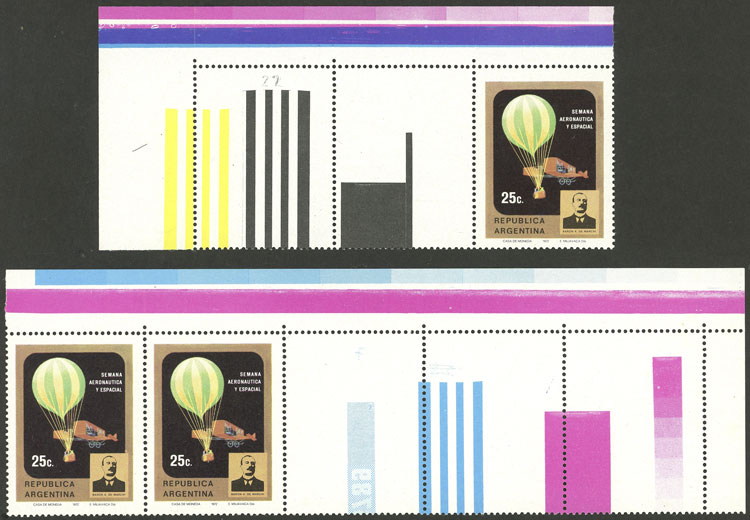 Lot 582 - Argentina general issues -  Guillermo Jalil - Philatino Auction # 2538 ARGENTINA: “Clearance” auction with very low starts and many interesting lots!