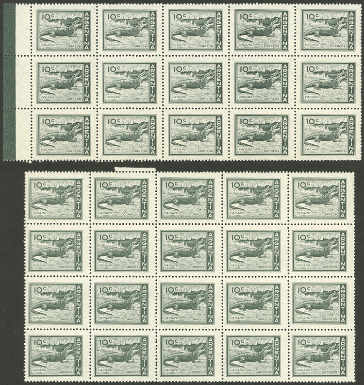 Lot 496 - Argentina general issues -  Guillermo Jalil - Philatino Auction # 2538 ARGENTINA: “Clearance” auction with very low starts and many interesting lots!