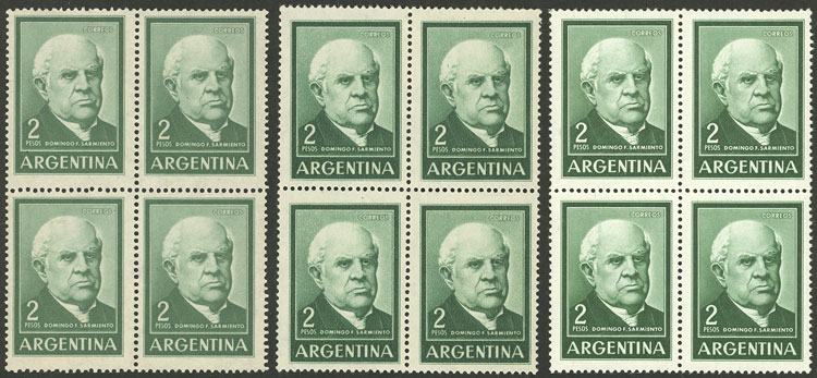 Lot 506 - Argentina general issues -  Guillermo Jalil - Philatino Auction # 2538 ARGENTINA: “Clearance” auction with very low starts and many interesting lots!