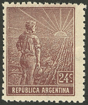 Lot 177 - Argentina general issues -  Guillermo Jalil - Philatino Auction # 2538 ARGENTINA: “Clearance” auction with very low starts and many interesting lots!