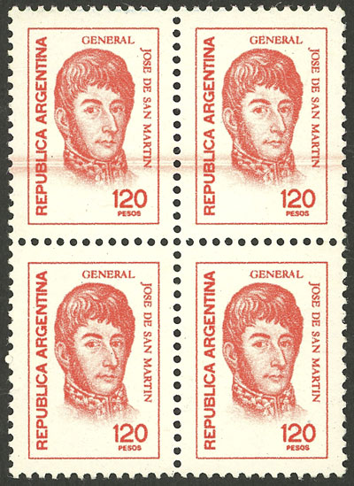 Lot 593 - Argentina general issues -  Guillermo Jalil - Philatino Auction # 2538 ARGENTINA: “Clearance” auction with very low starts and many interesting lots!