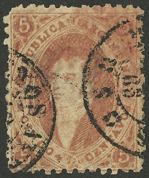 Lot 37 - Argentina rivadavias -  Guillermo Jalil - Philatino Auction # 2538 ARGENTINA: “Clearance” auction with very low starts and many interesting lots!