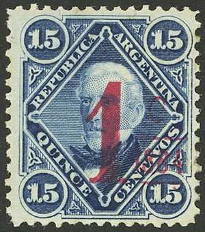 Lot 86 - Argentina general issues -  Guillermo Jalil - Philatino Auction # 2538 ARGENTINA: “Clearance” auction with very low starts and many interesting lots!