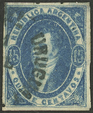 Lot 49 - Argentina rivadavias -  Guillermo Jalil - Philatino Auction # 2538 ARGENTINA: “Clearance” auction with very low starts and many interesting lots!