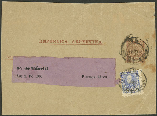 Lot 951 - Argentina postal history - Guillermo Jalil - Philatino Auction # 2538 ARGENTINA: “Clearance” auction with very low starts and many interesting lots! Lot 951 - Argentina postal history - Guillermo Jalil - Philatino Auction # 2538 ARGENTINA: “Clearance” auction with very low starts and many interesting lots!