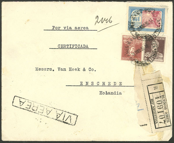Lot 971 - Argentina postal history - Guillermo Jalil - Philatino Auction # 2538 ARGENTINA: “Clearance” auction with very low starts and many interesting lots! Lot 971 - Argentina postal history - Guillermo Jalil - Philatino Auction # 2538 ARGENTINA: “Clearance” auction with very low starts and many interesting lots!