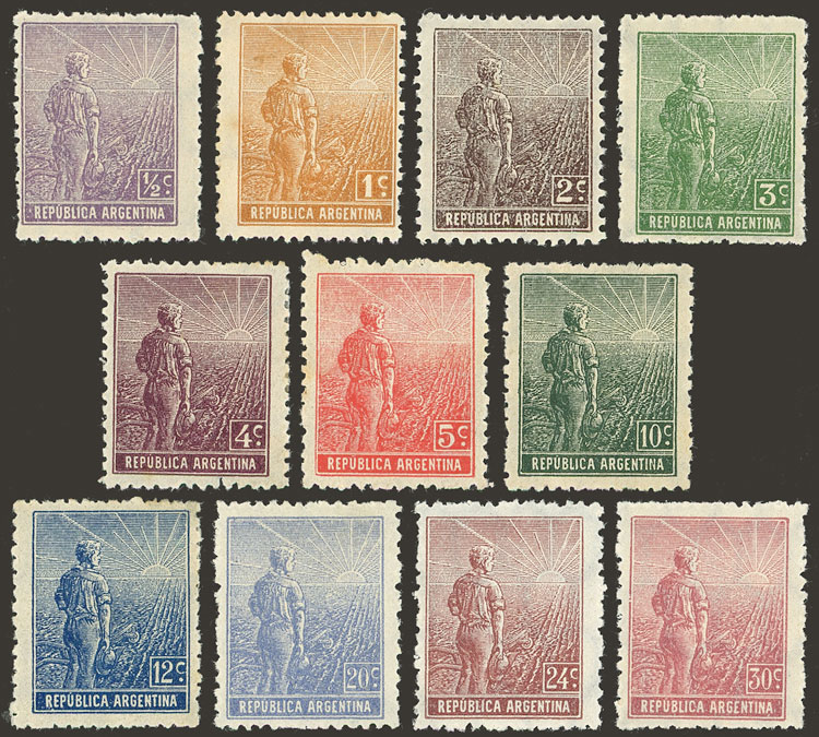 Lot 178 - Argentina general issues -  Guillermo Jalil - Philatino Auction # 2538 ARGENTINA: “Clearance” auction with very low starts and many interesting lots!