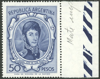Lot 567 - Argentina general issues -  Guillermo Jalil - Philatino Auction # 2538 ARGENTINA: “Clearance” auction with very low starts and many interesting lots!
