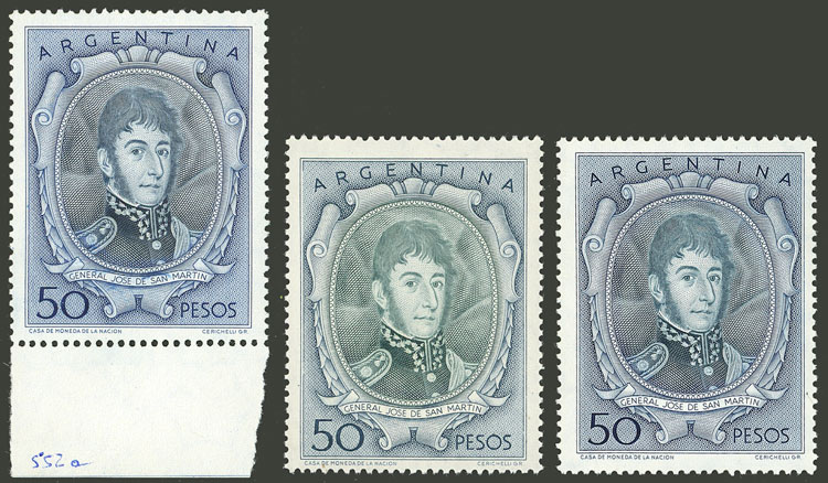 Lot 485 - Argentina general issues -  Guillermo Jalil - Philatino Auction # 2538 ARGENTINA: “Clearance” auction with very low starts and many interesting lots!