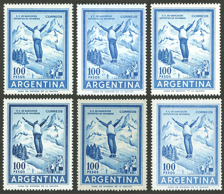 Lot 517 - Argentina general issues -  Guillermo Jalil - Philatino Auction # 2538 ARGENTINA: “Clearance” auction with very low starts and many interesting lots!