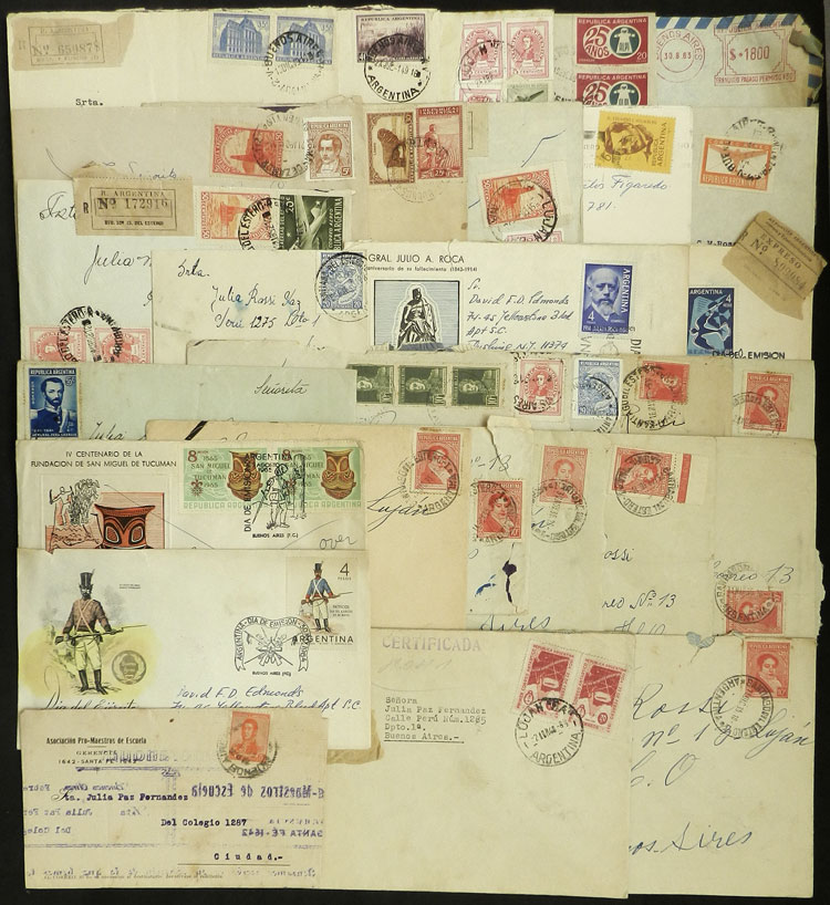 Lot 967 - Argentina postal history - Guillermo Jalil - Philatino Auction # 2538 ARGENTINA: “Clearance” auction with very low starts and many interesting lots! Lot 967 - Argentina postal history - Guillermo Jalil - Philatino Auction # 2538 ARGENTINA: “Clearance” auction with very low starts and many interesting lots!