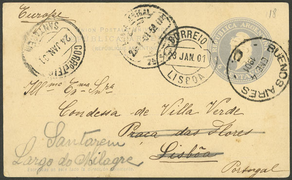 Lot 935 - Argentina Postal stationery - Guillermo Jalil - Philatino Auction # 2538 ARGENTINA: “Clearance” auction with very low starts and many interesting lots! Lot 935 - Argentina Postal stationery - Guillermo Jalil - Philatino Auction # 2538 ARGENTINA: “Clearance” auction with very low starts and many interesting lots!
