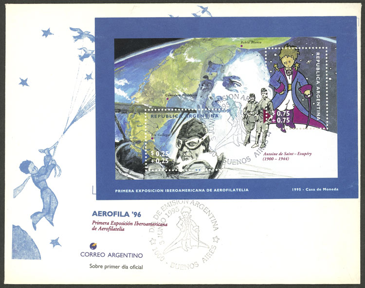 Lot 736 - Argentina souvenir sheets -  Guillermo Jalil - Philatino Auction # 2538 ARGENTINA: “Clearance” auction with very low starts and many interesting lots!