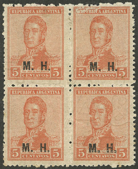 Lot 808 - Argentina official stamps - Guillermo Jalil - Philatino Auction # 2538 ARGENTINA: “Clearance” auction with very low starts and many interesting lots! Lot 808 - Argentina official stamps - Guillermo Jalil - Philatino Auction # 2538 ARGENTINA: “Clearance” auction with very low starts and many interesting lots!