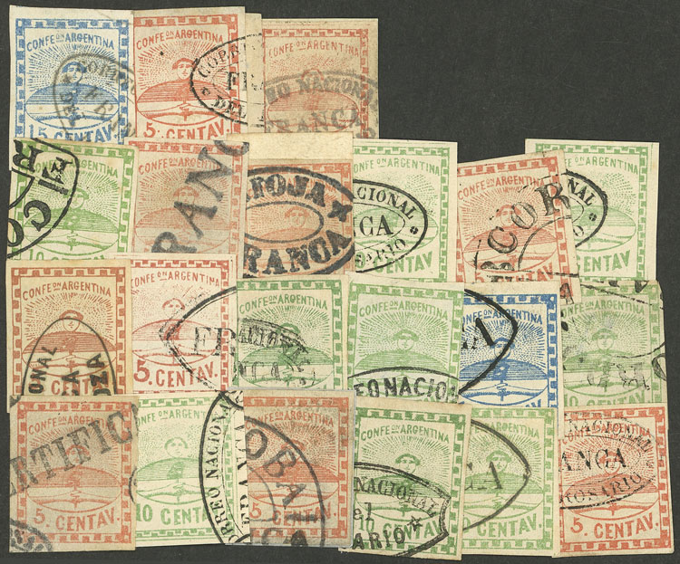 Lot 26 - Argentina confederation -  Guillermo Jalil - Philatino Auction # 2538 ARGENTINA: “Clearance” auction with very low starts and many interesting lots!
