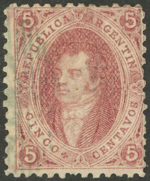 Lot 36 - Argentina rivadavias -  Guillermo Jalil - Philatino Auction # 2538 ARGENTINA: “Clearance” auction with very low starts and many interesting lots!