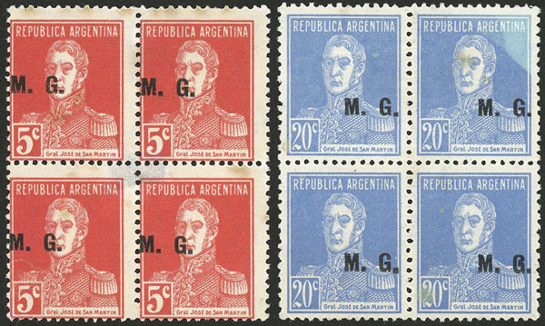 Lot 801 - Argentina official stamps - Guillermo Jalil - Philatino Auction # 2538 ARGENTINA: “Clearance” auction with very low starts and many interesting lots! Lot 801 - Argentina official stamps - Guillermo Jalil - Philatino Auction # 2538 ARGENTINA: “Clearance” auction with very low starts and many interesting lots!
