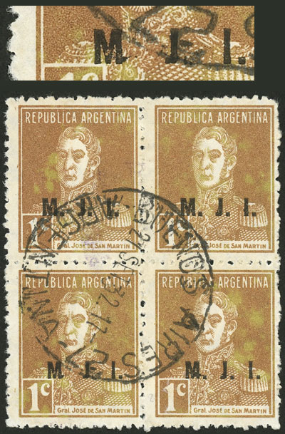 Lot 831 - Argentina official stamps - Guillermo Jalil - Philatino Auction # 2538 ARGENTINA: “Clearance” auction with very low starts and many interesting lots! Lot 831 - Argentina official stamps - Guillermo Jalil - Philatino Auction # 2538 ARGENTINA: “Clearance” auction with very low starts and many interesting lots!