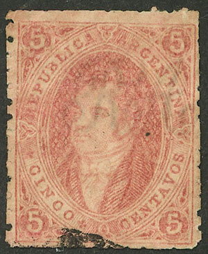 Lot 39 - Argentina rivadavias -  Guillermo Jalil - Philatino Auction # 2538 ARGENTINA: “Clearance” auction with very low starts and many interesting lots!