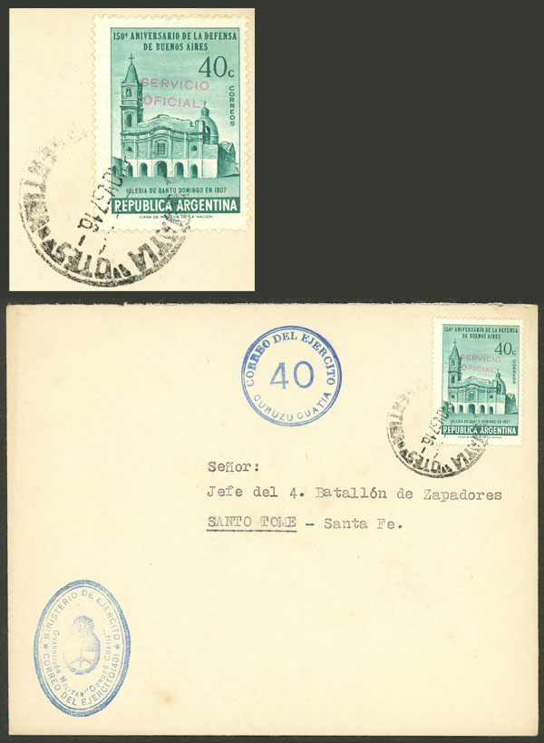 Lot 879 - Argentina official stamps - postal history - Guillermo Jalil - Philatino Auction # 2538 ARGENTINA: “Clearance” auction with very low starts and many interesting lots! Lot 879 - Argentina official stamps - postal history - Guillermo Jalil - Philatino Auction # 2538 ARGENTINA: “Clearance” auction with very low starts and many interesting lots!