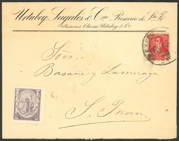 Lot 959 - Argentina postal history - Guillermo Jalil - Philatino Auction # 2538 ARGENTINA: “Clearance” auction with very low starts and many interesting lots! Lot 959 - Argentina postal history - Guillermo Jalil - Philatino Auction # 2538 ARGENTINA: “Clearance” auction with very low starts and many interesting lots!
