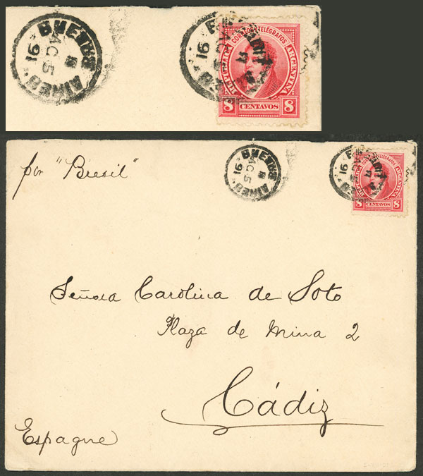 Lot 950 - Argentina postal history - Guillermo Jalil - Philatino Auction # 2538 ARGENTINA: “Clearance” auction with very low starts and many interesting lots! Lot 950 - Argentina postal history - Guillermo Jalil - Philatino Auction # 2538 ARGENTINA: “Clearance” auction with very low starts and many interesting lots!
