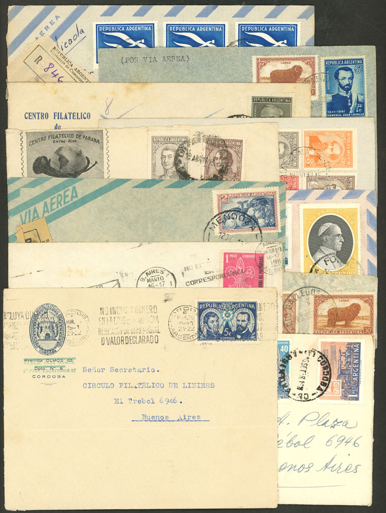 Lot 986 - Argentina postal history - Guillermo Jalil - Philatino Auction # 2538 ARGENTINA: “Clearance” auction with very low starts and many interesting lots! Lot 986 - Argentina postal history - Guillermo Jalil - Philatino Auction # 2538 ARGENTINA: “Clearance” auction with very low starts and many interesting lots!