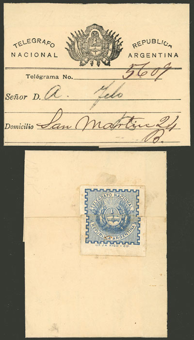 Lot 944 - Argentina postal history - Guillermo Jalil - Philatino Auction # 2538 ARGENTINA: “Clearance” auction with very low starts and many interesting lots! Lot 944 - Argentina postal history - Guillermo Jalil - Philatino Auction # 2538 ARGENTINA: “Clearance” auction with very low starts and many interesting lots!