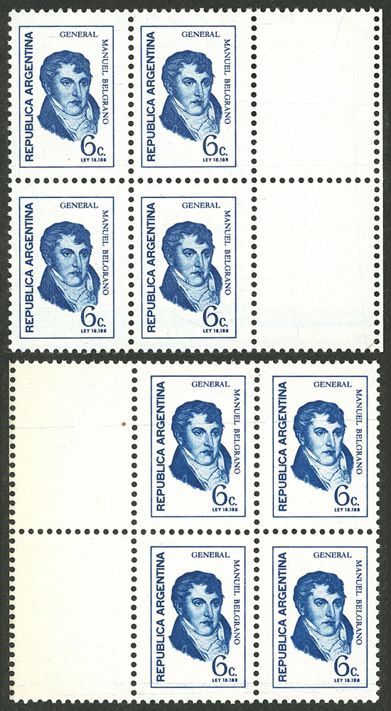 Lot 579 - Argentina general issues -  Guillermo Jalil - Philatino Auction # 2538 ARGENTINA: “Clearance” auction with very low starts and many interesting lots!