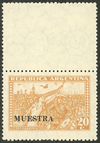 Lot 292 - Argentina general issues -  Guillermo Jalil - Philatino Auction # 2538 ARGENTINA: “Clearance” auction with very low starts and many interesting lots!