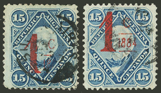 Lot 80 - Argentina general issues -  Guillermo Jalil - Philatino Auction # 2538 ARGENTINA: “Clearance” auction with very low starts and many interesting lots!