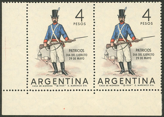 Lot 552 - Argentina general issues -  Guillermo Jalil - Philatino Auction # 2538 ARGENTINA: “Clearance” auction with very low starts and many interesting lots!