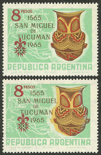 Lot 570 - Argentina general issues -  Guillermo Jalil - Philatino Auction # 2538 ARGENTINA: “Clearance” auction with very low starts and many interesting lots!