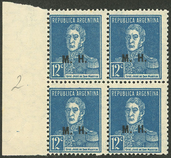 Lot 811 - Argentina official stamps - Guillermo Jalil - Philatino Auction # 2538 ARGENTINA: “Clearance” auction with very low starts and many interesting lots! Lot 811 - Argentina official stamps - Guillermo Jalil - Philatino Auction # 2538 ARGENTINA: “Clearance” auction with very low starts and many interesting lots!