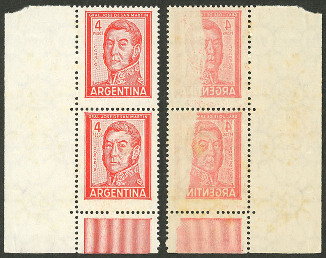 Lot 509 - Argentina general issues -  Guillermo Jalil - Philatino Auction # 2538 ARGENTINA: “Clearance” auction with very low starts and many interesting lots!